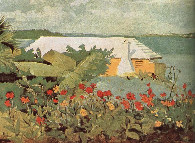 Winslow Homer Gardens and Housing Germany oil painting art